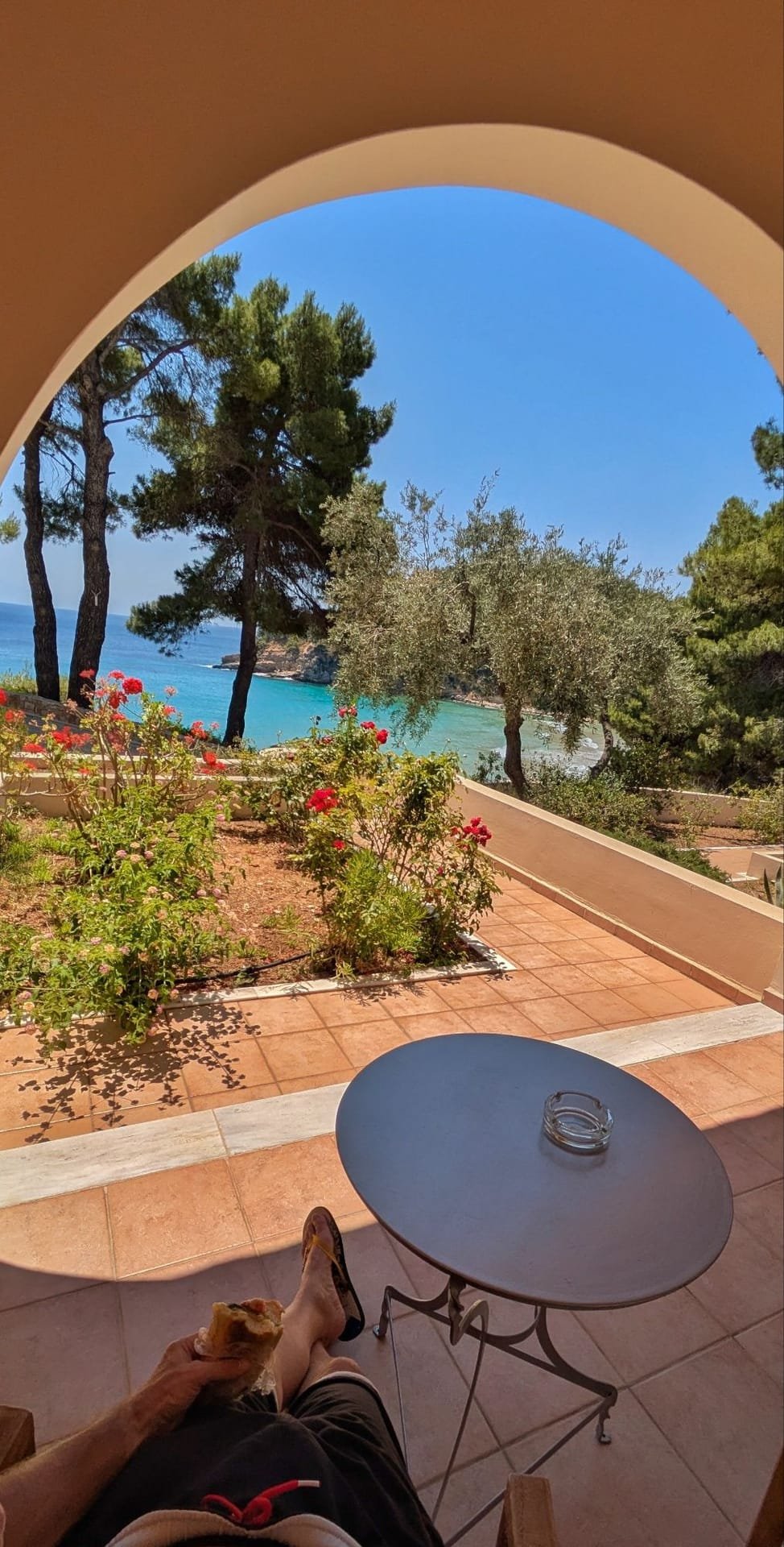 La costa vicino all’hotel
