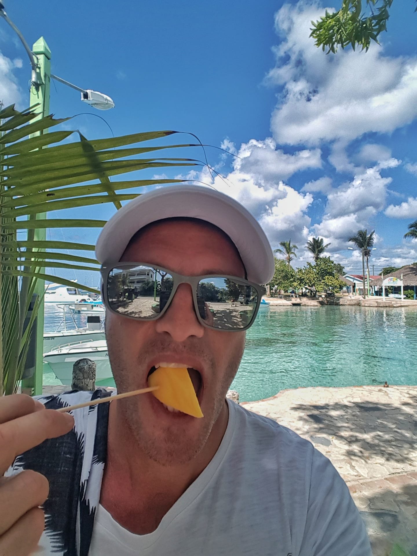 Frutta tropicale in vendita a Bayahibe