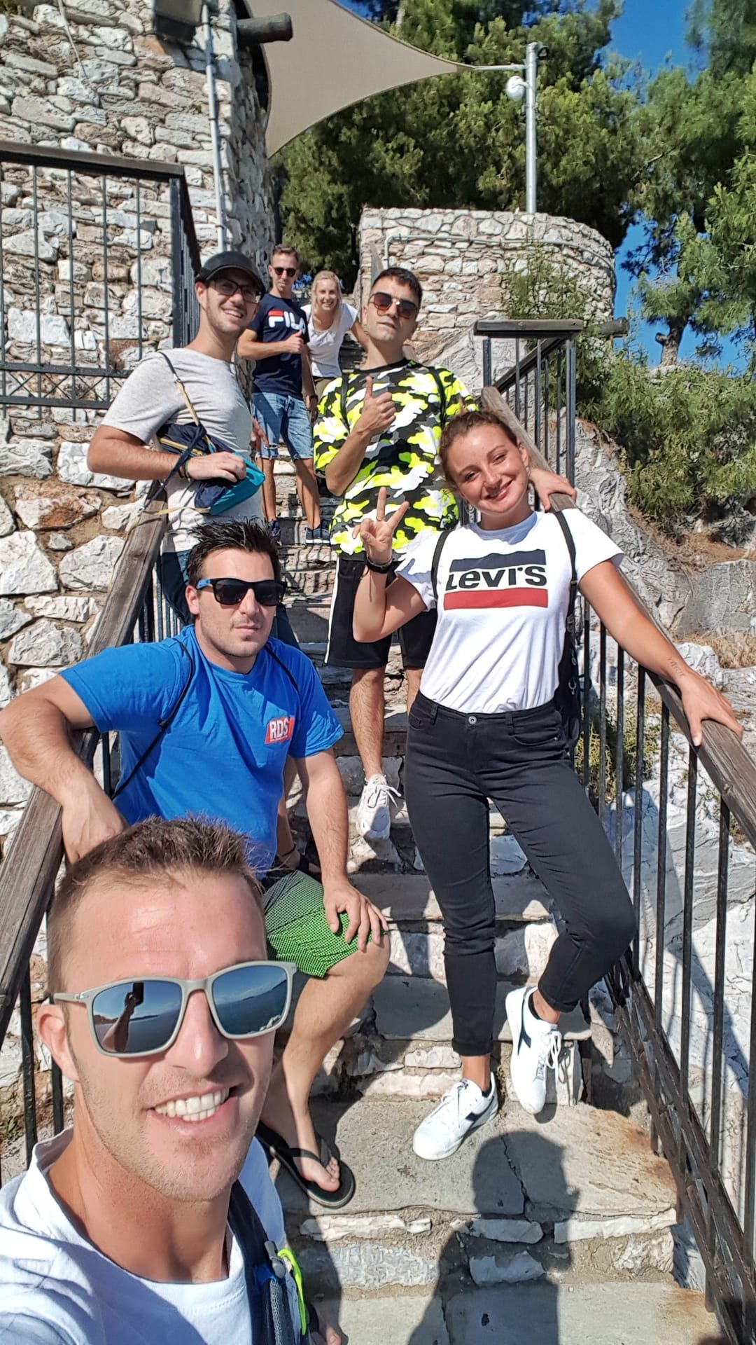 Un momento con i colleghi ad Alonissos