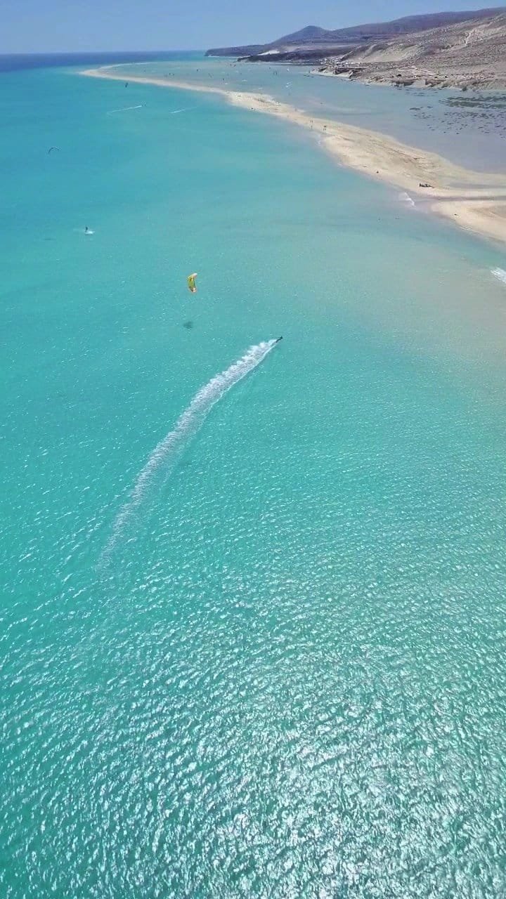 La spiaggia di Morro Jable