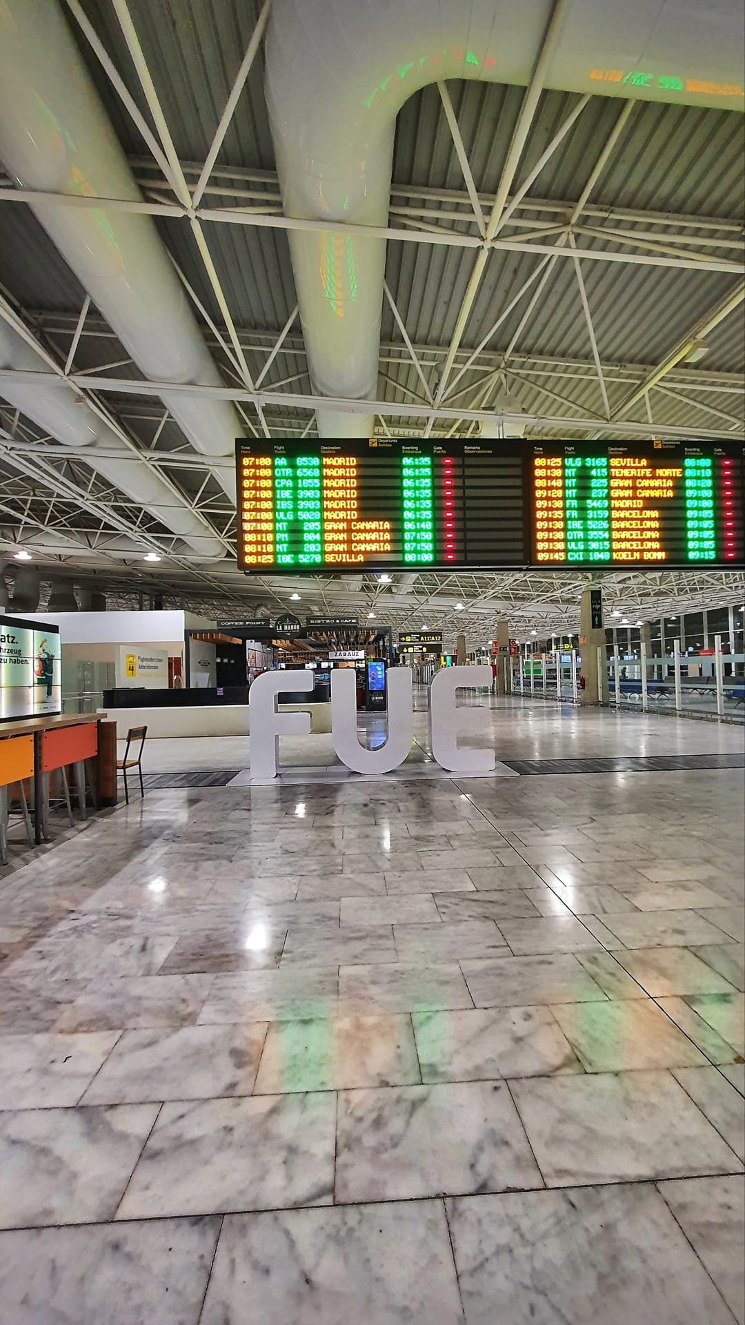 Viaggio di lavoro tra Fuerteventura e l’Italia