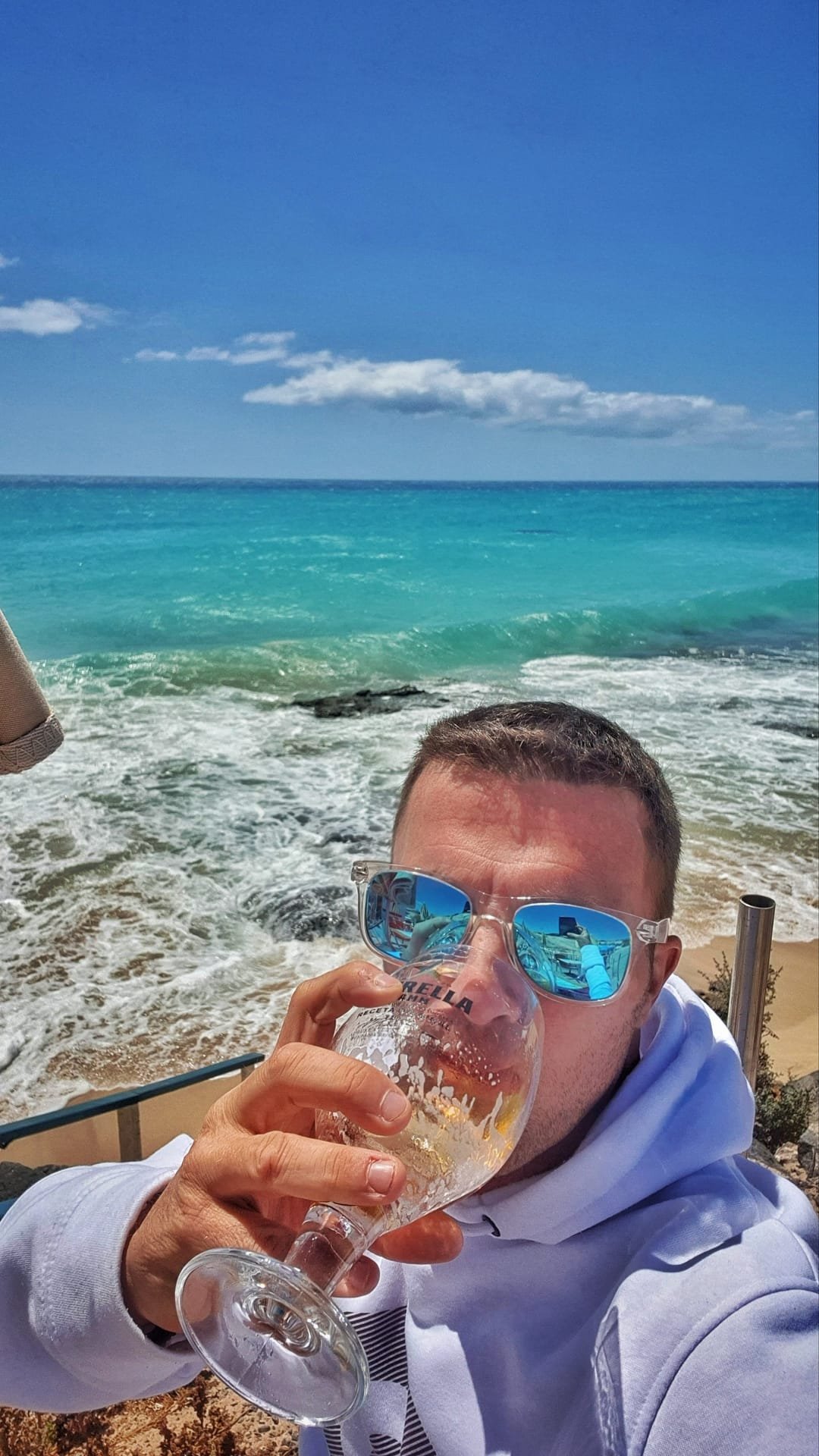 La spiaggia vicino a Costa Calma