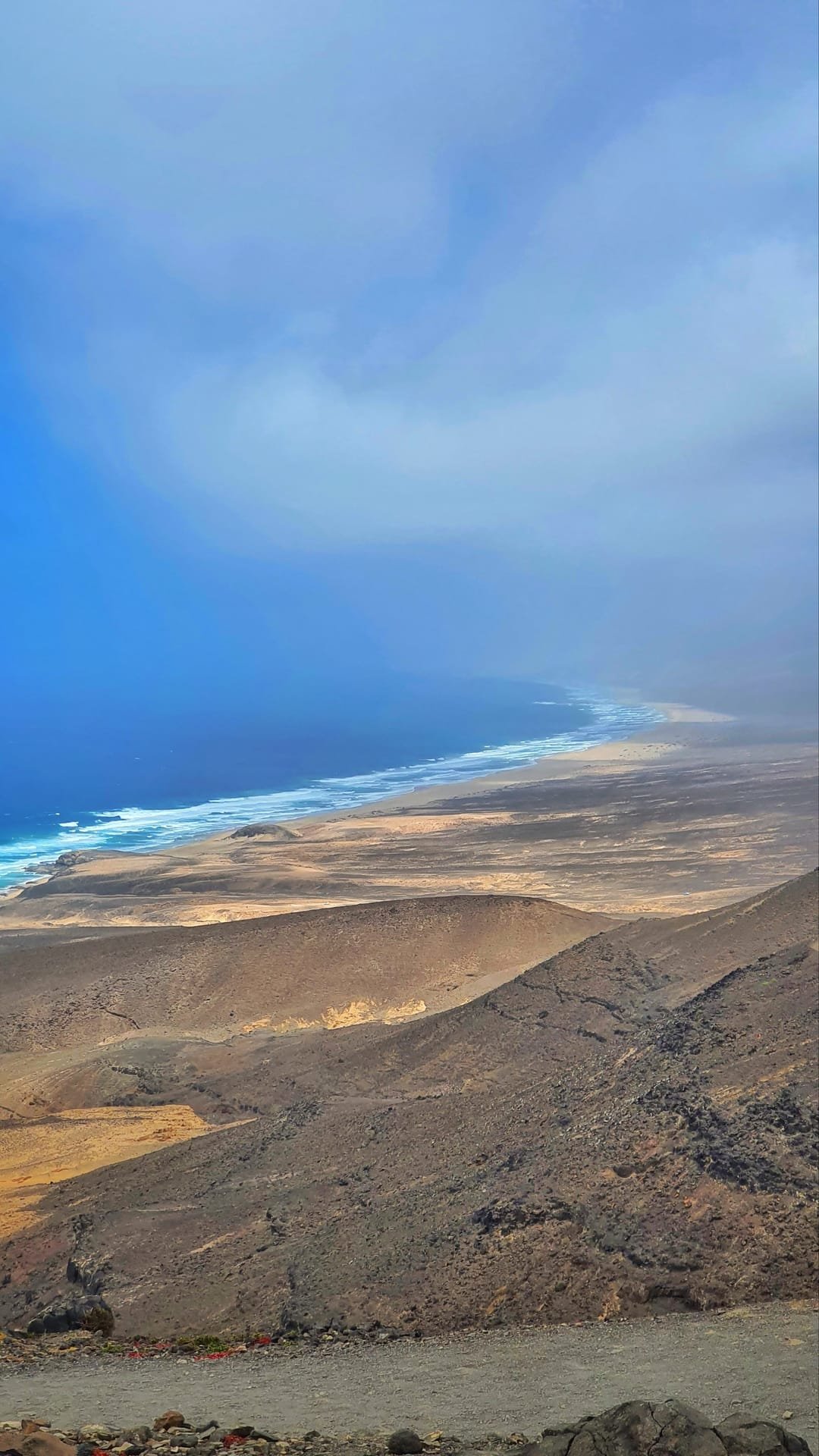 Il mare di Cofete visto dall’alto