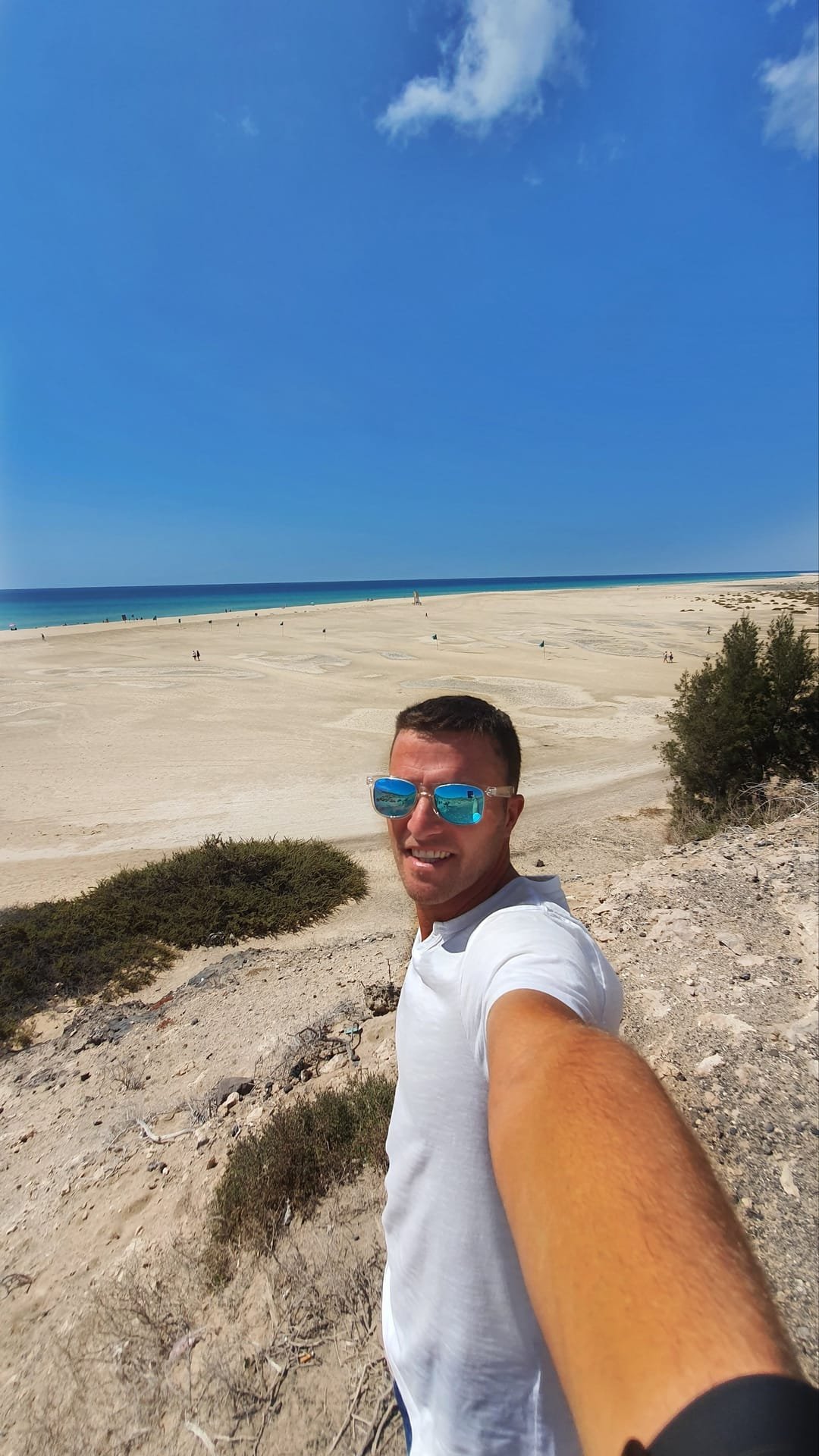 Un sentiero panoramico di Fuerteventura