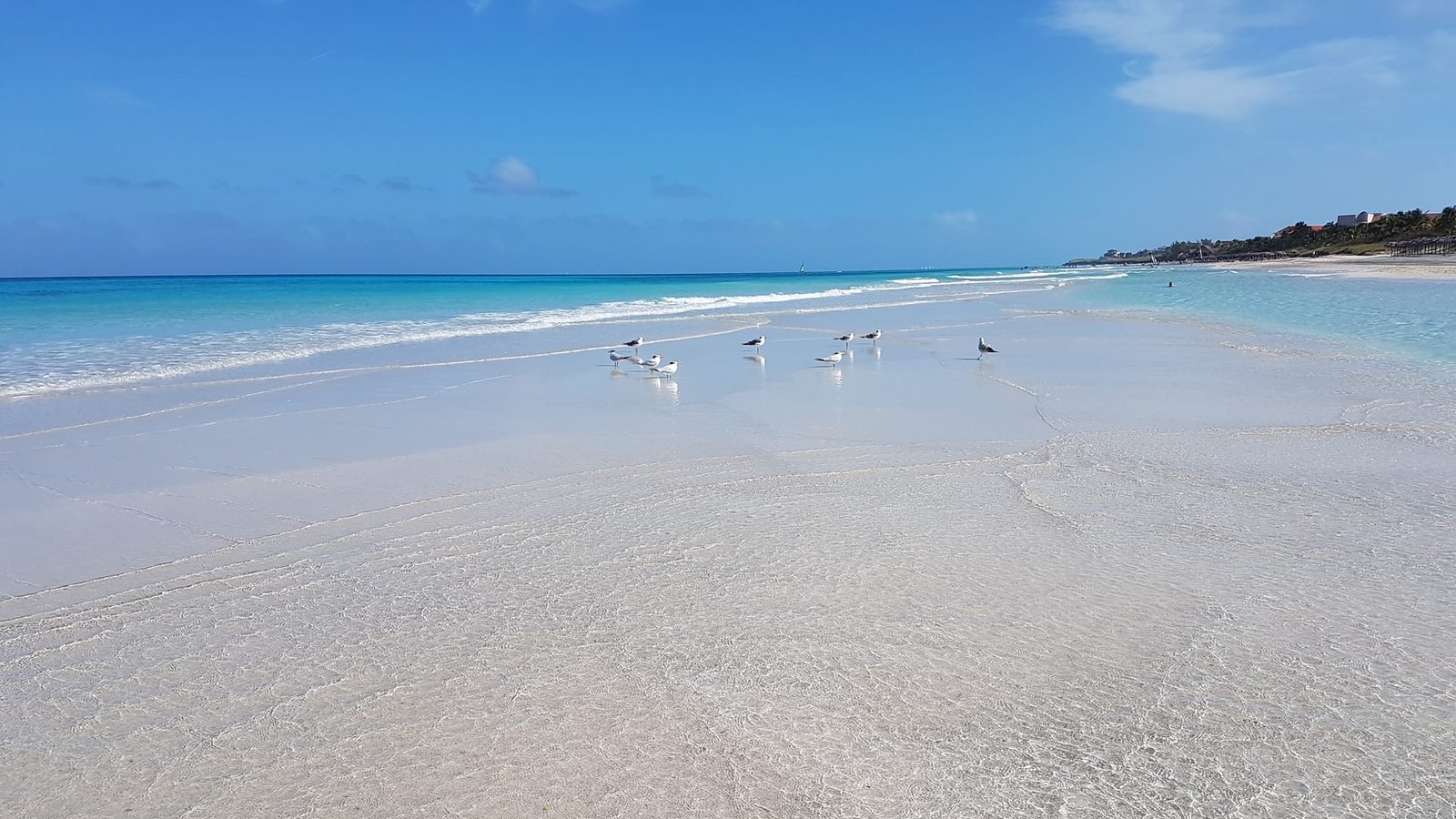 Momento di relax in spiaggia a Cuba