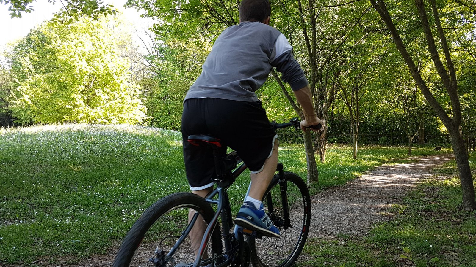 Panorama dai sentieri percorsi in mountain bike