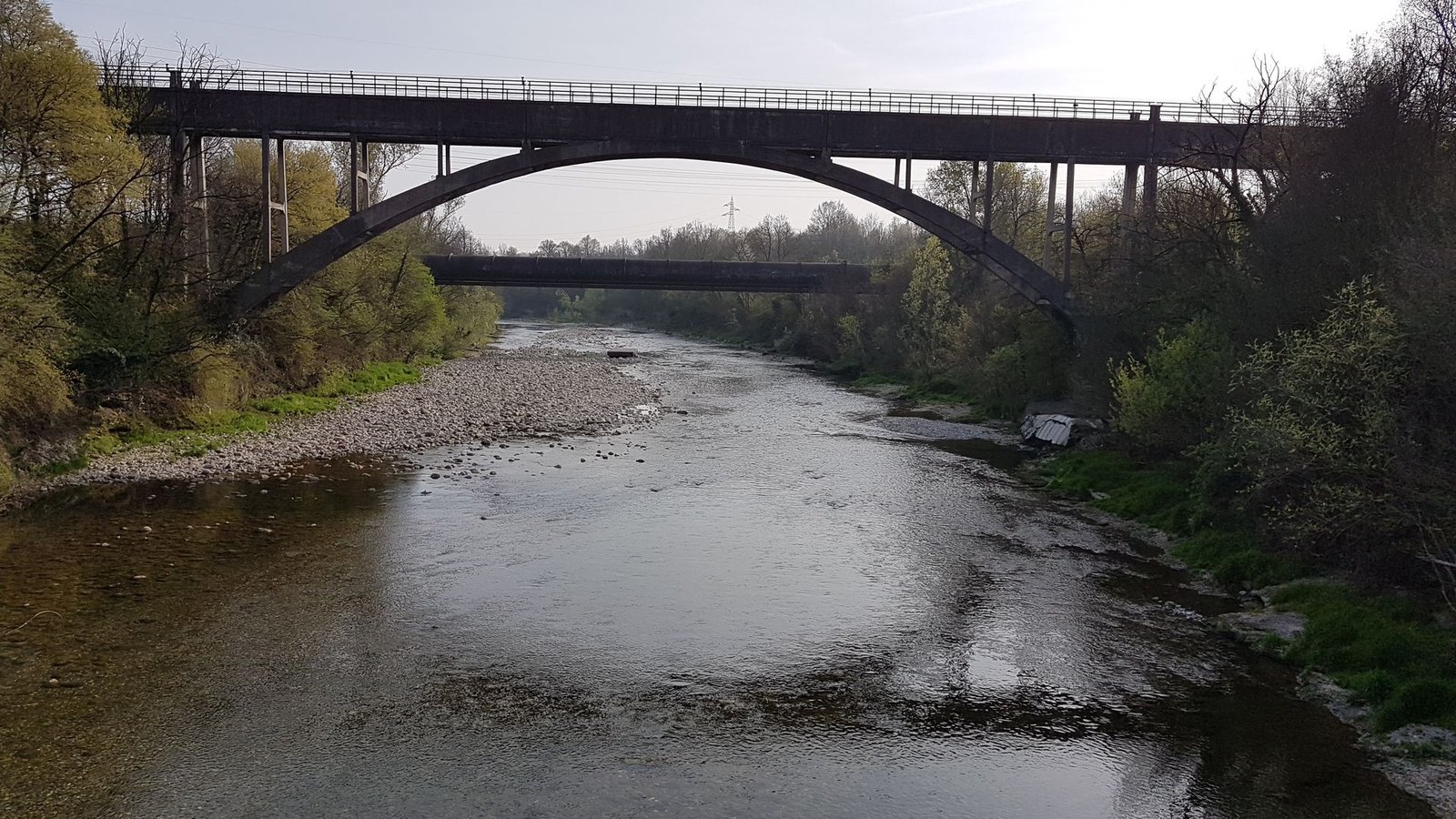 La MTB durante una sosta lungo il percorso
