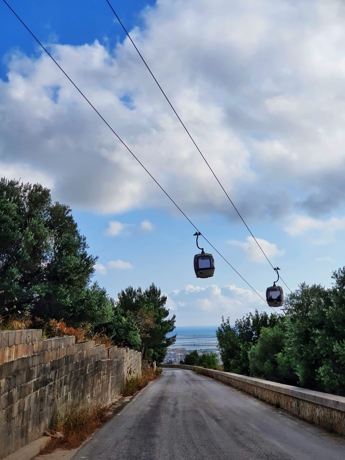 Vista sul golfo di Trapani da Erice
