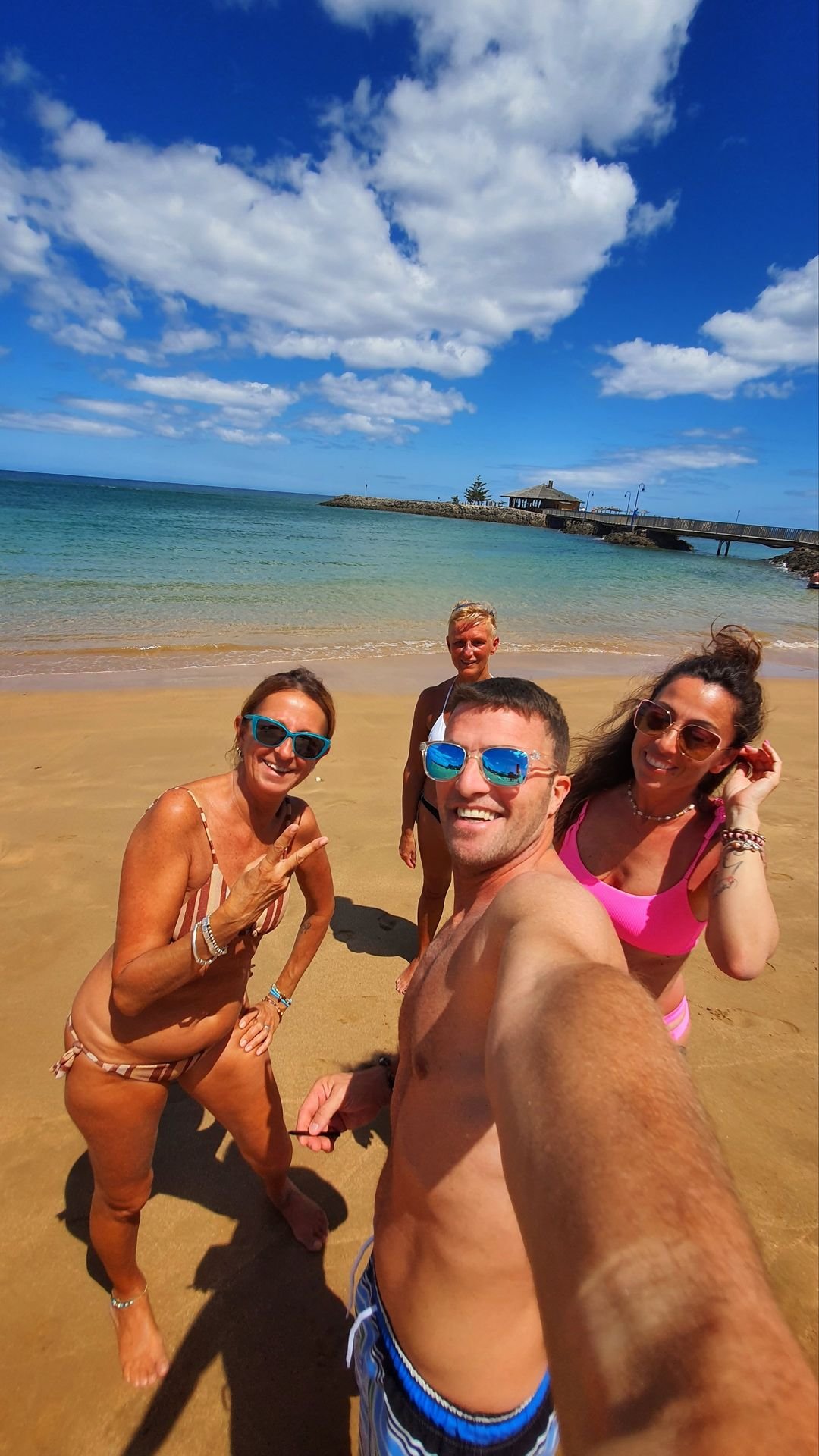 Una meravigliosa giornata a Caleta de Fuste, Fuerteventura, con nuovi amici.