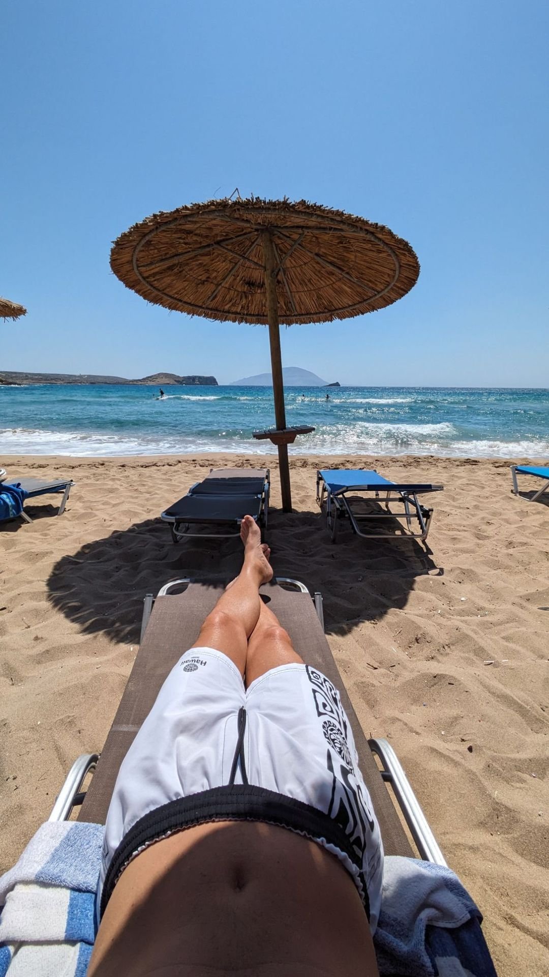 La spiaggia di Agios Nikolaos ad Arkasa