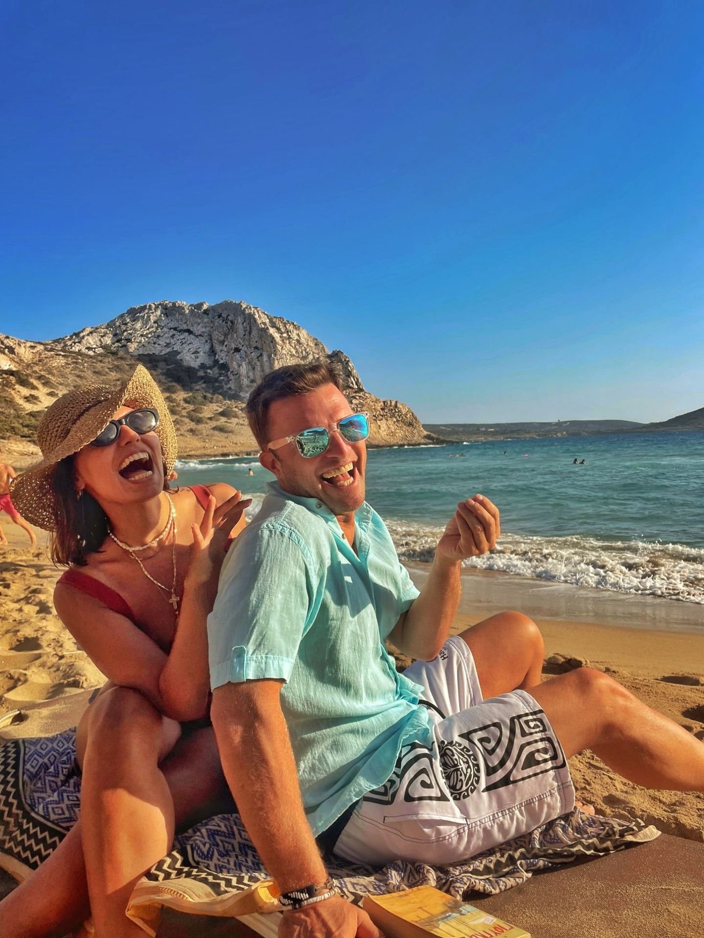 La spiaggia di Agios Nikolaos ad Arkasa