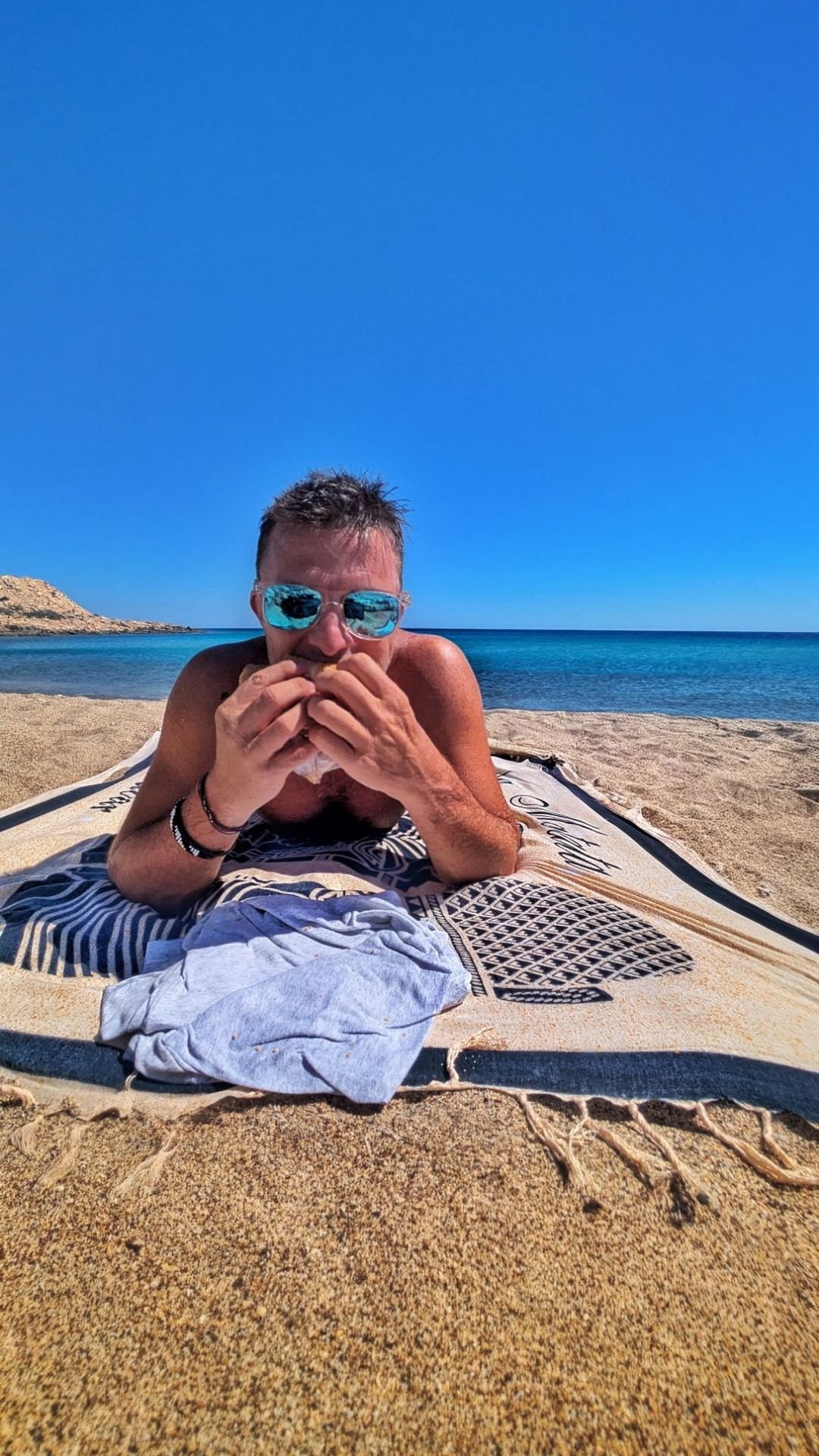 La spiaggia di Diakoftis