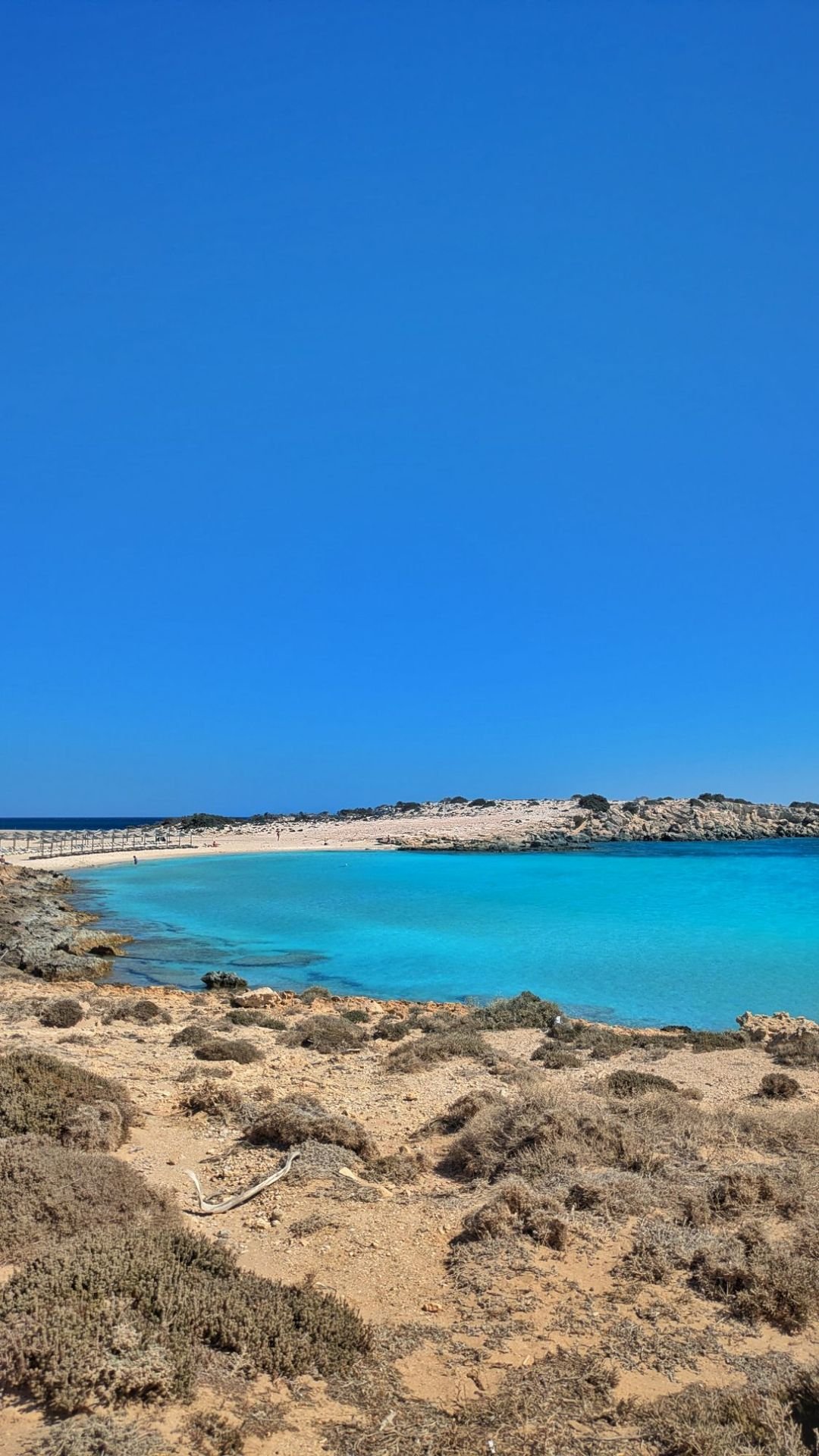 La spiaggia di Diakoftis