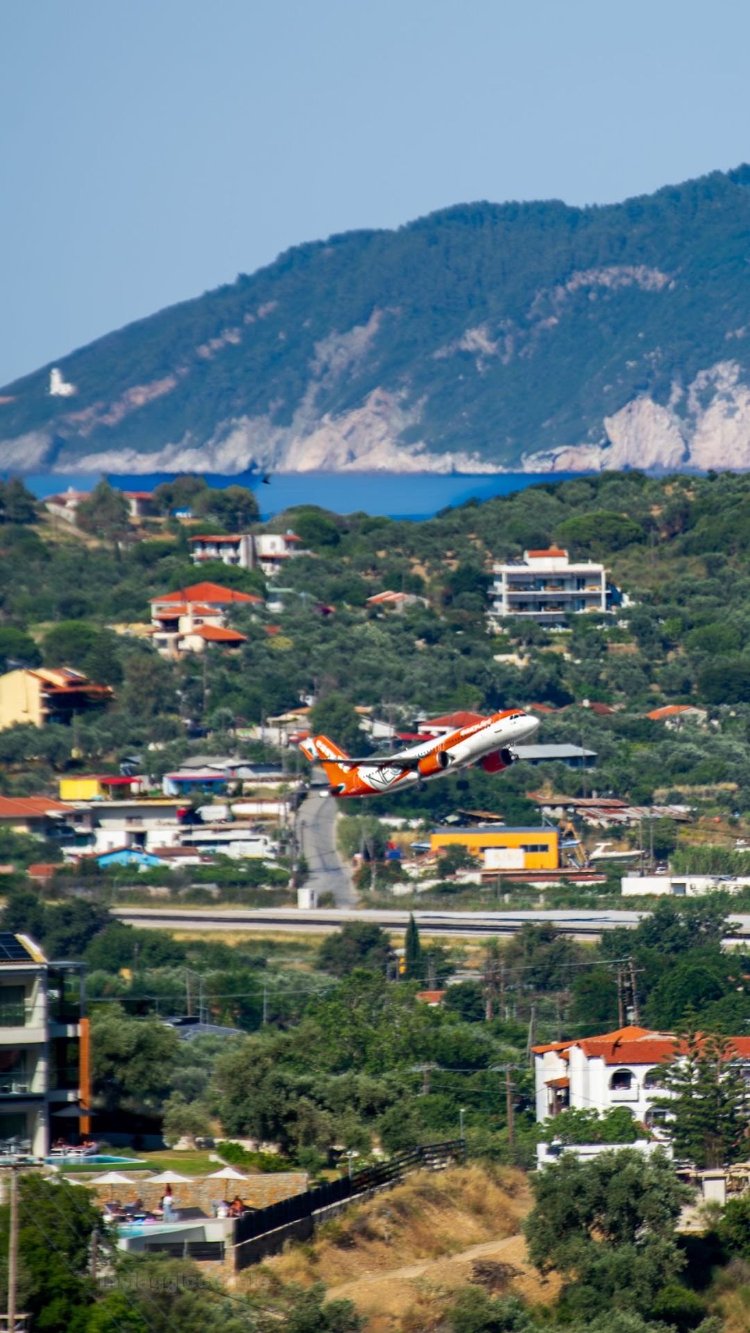 Decollo da Skiathos airpot