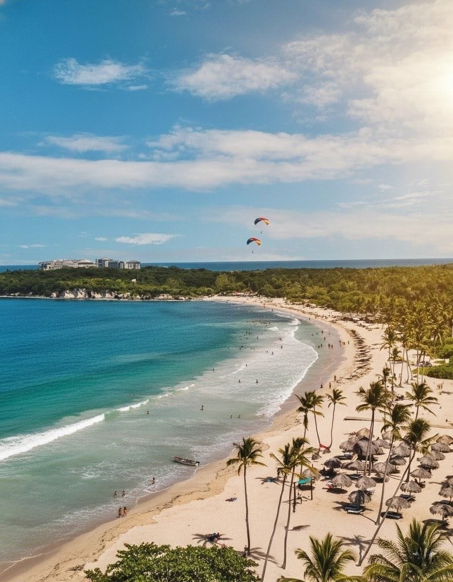 Playa Bávaro con la sua sabbia bianca