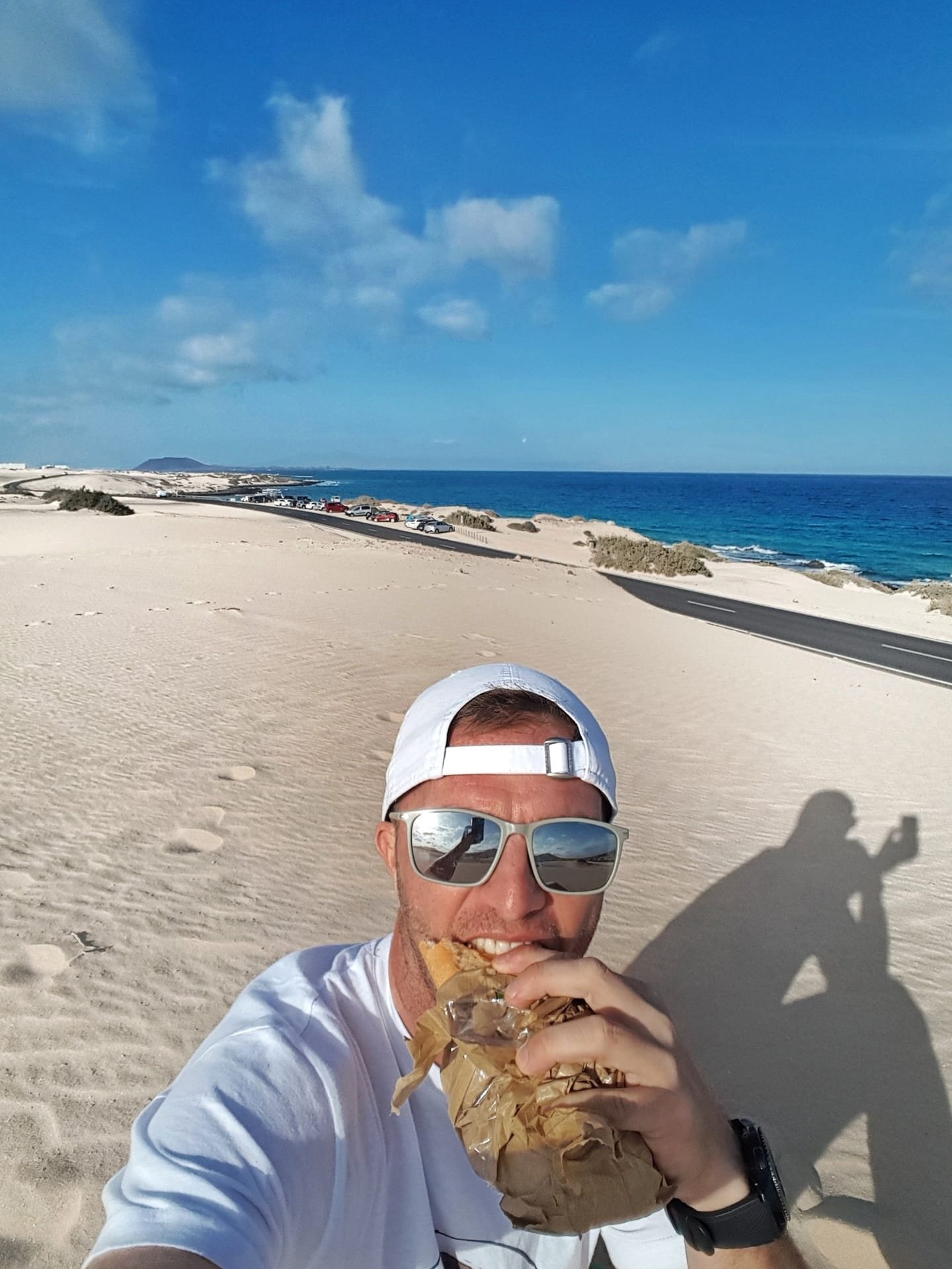 Strada costiera verso Corralejo