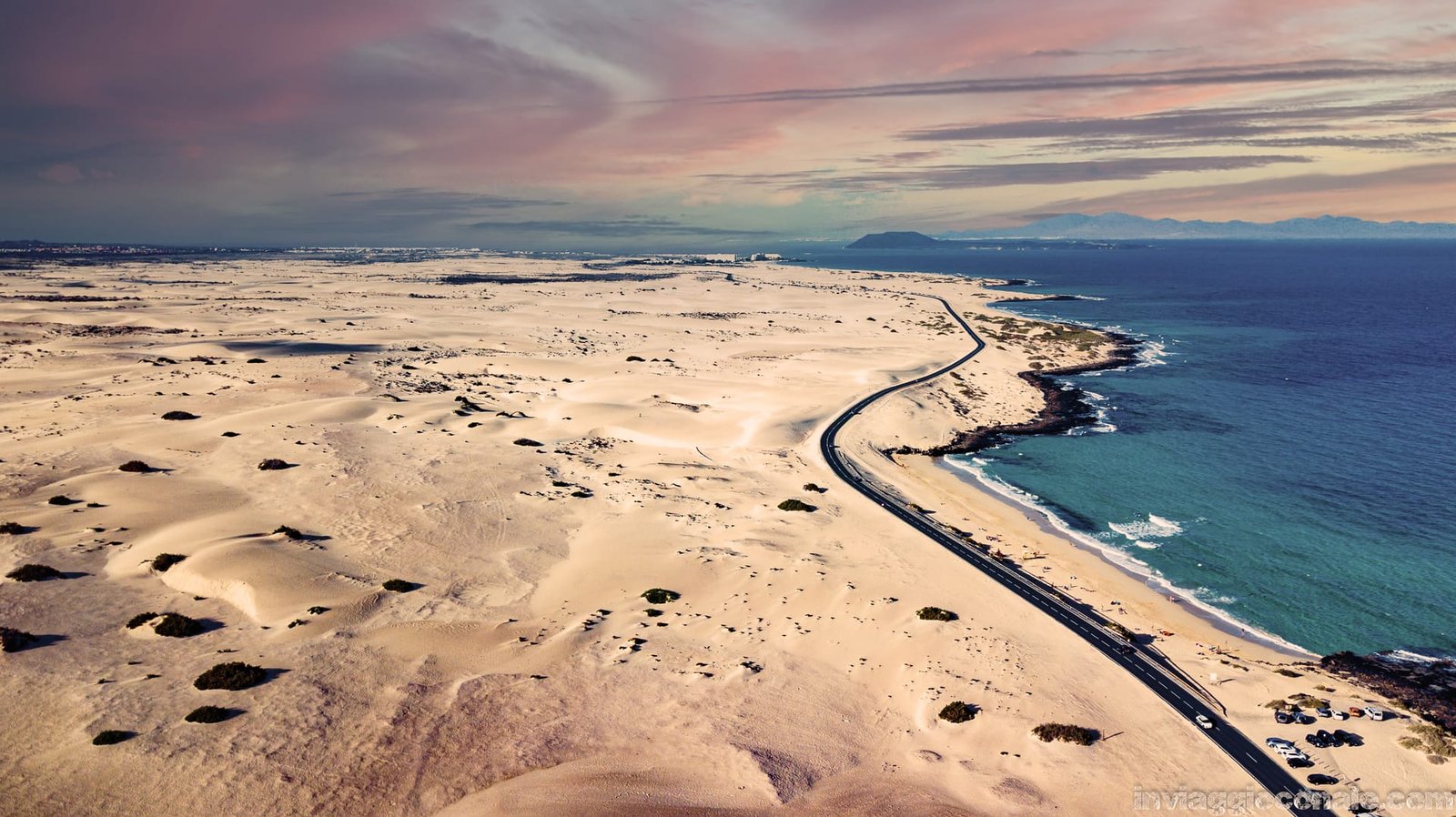 Vista panoramica dalle dune più alte