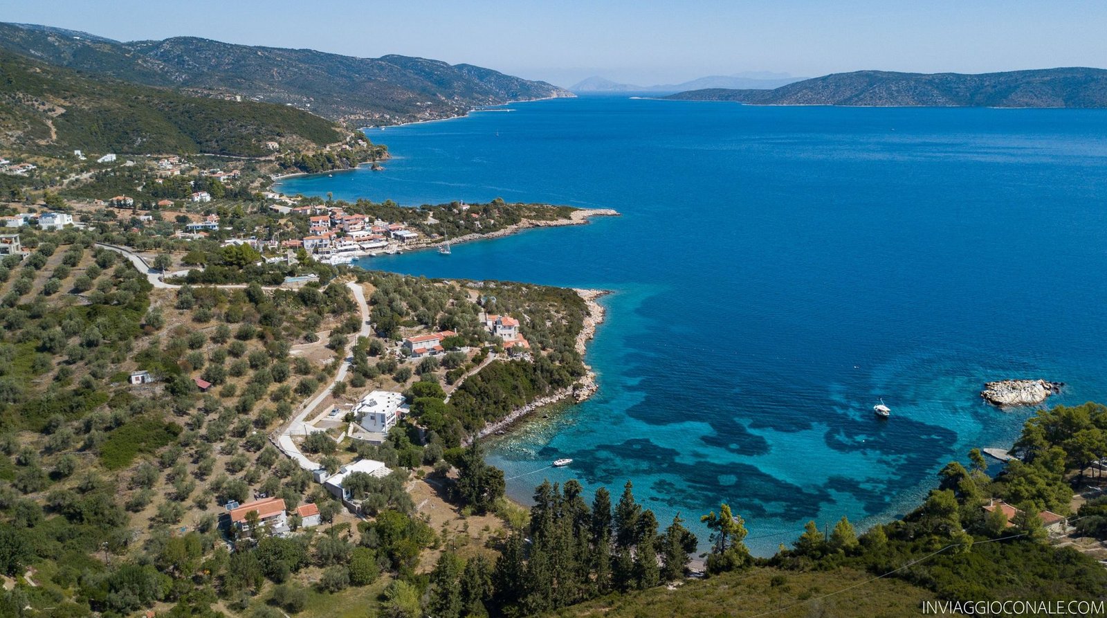 Vista dal drone su: Agios, Steni Vala, A.Dimitrios e Peristera