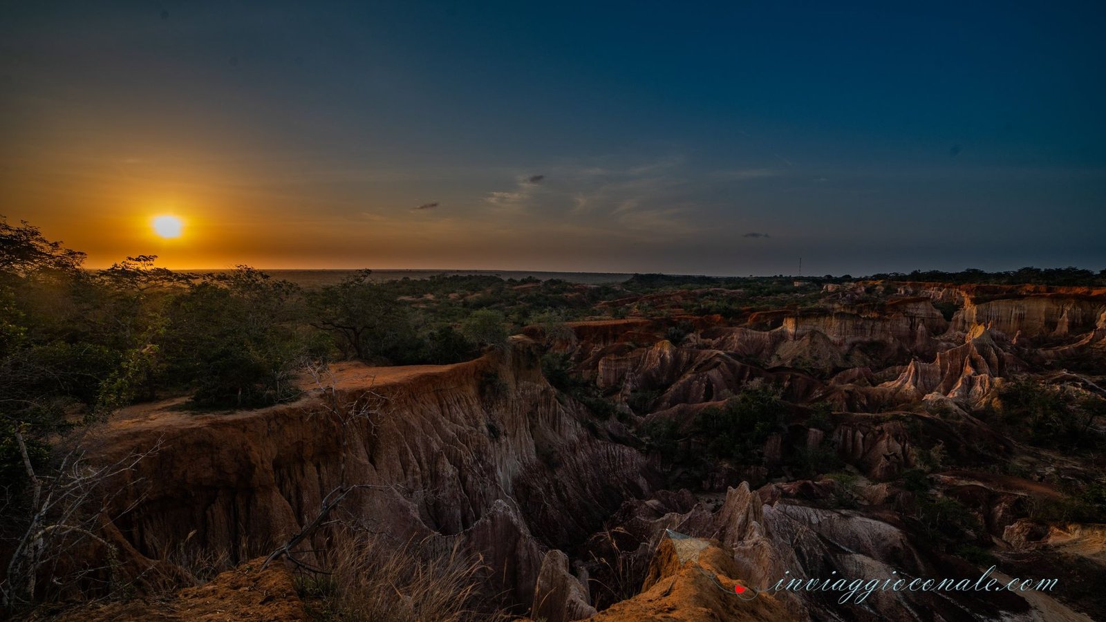 Il canyon di Marafa al tramonto, Kenya