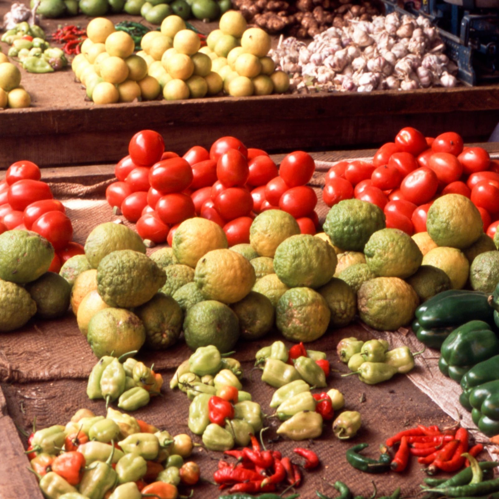 Prodotti locali al mercato di Stone Town