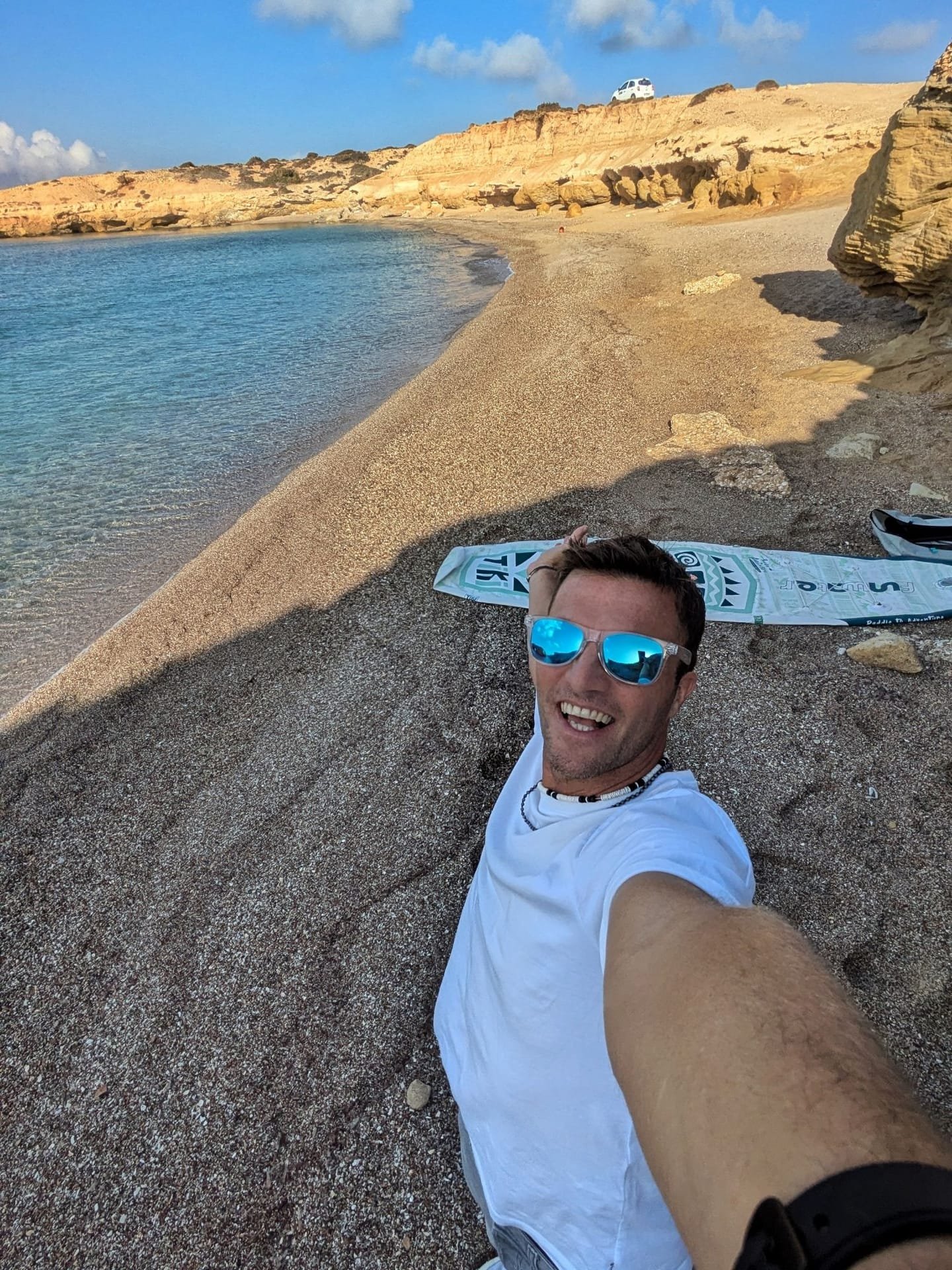 La spiaggia selvaggia di Michaliou Kipos, Karpathos