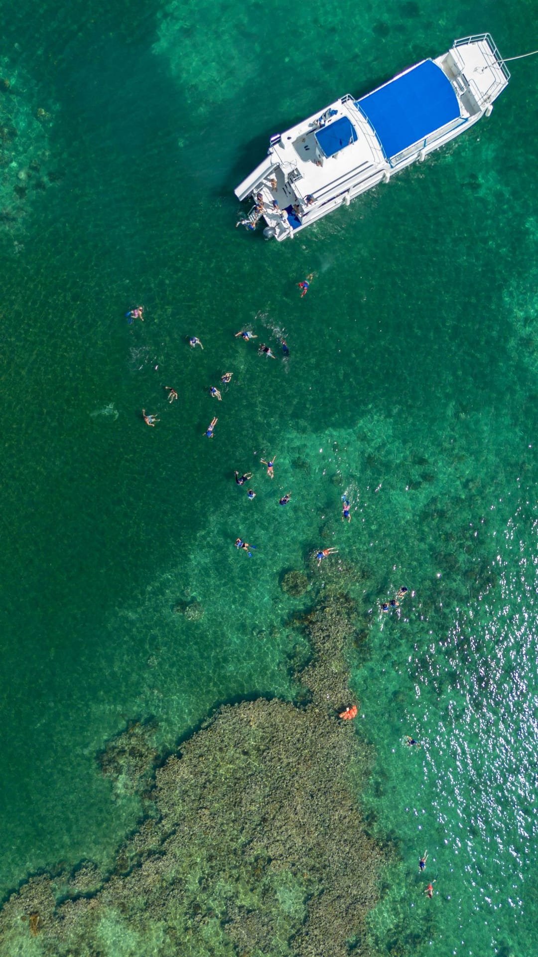 Il pontile di partenza dell’hotel
