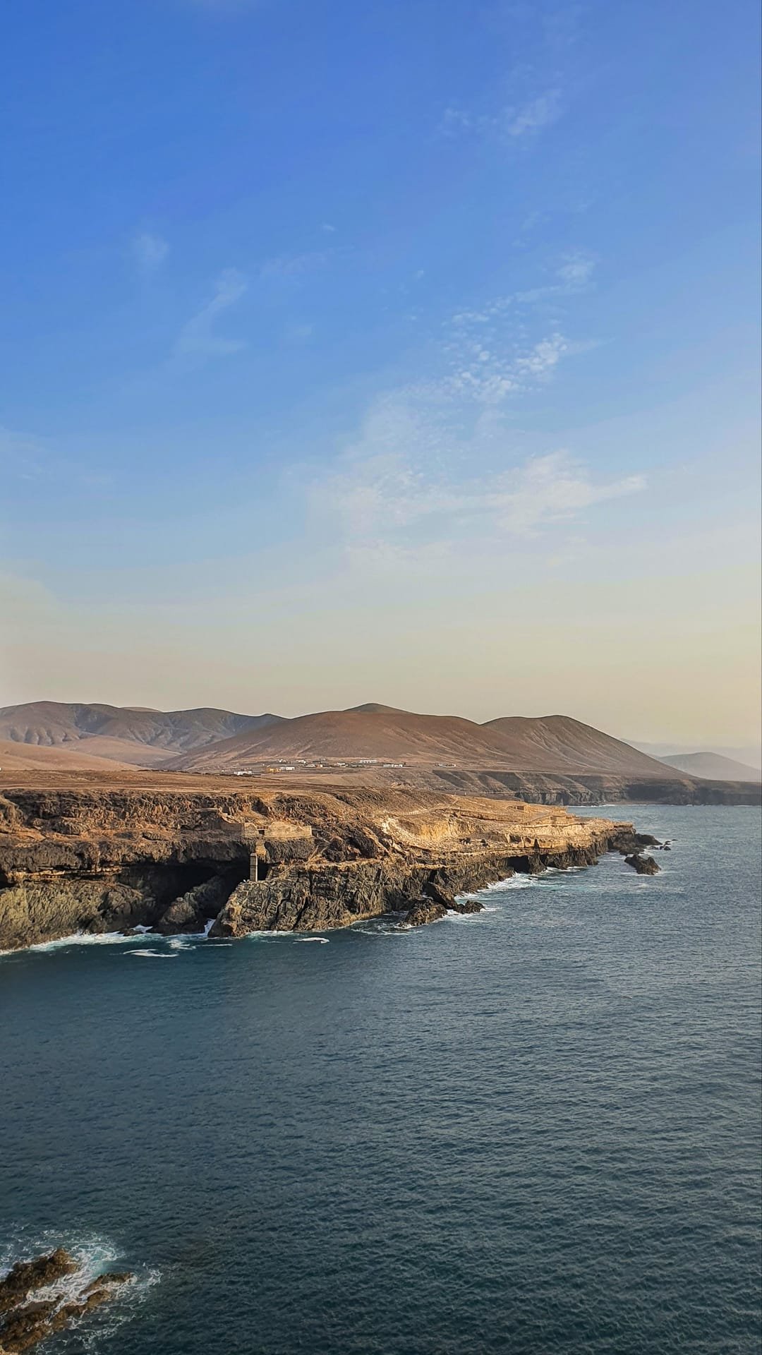 La spiaggia di Ajuy al calar del sole