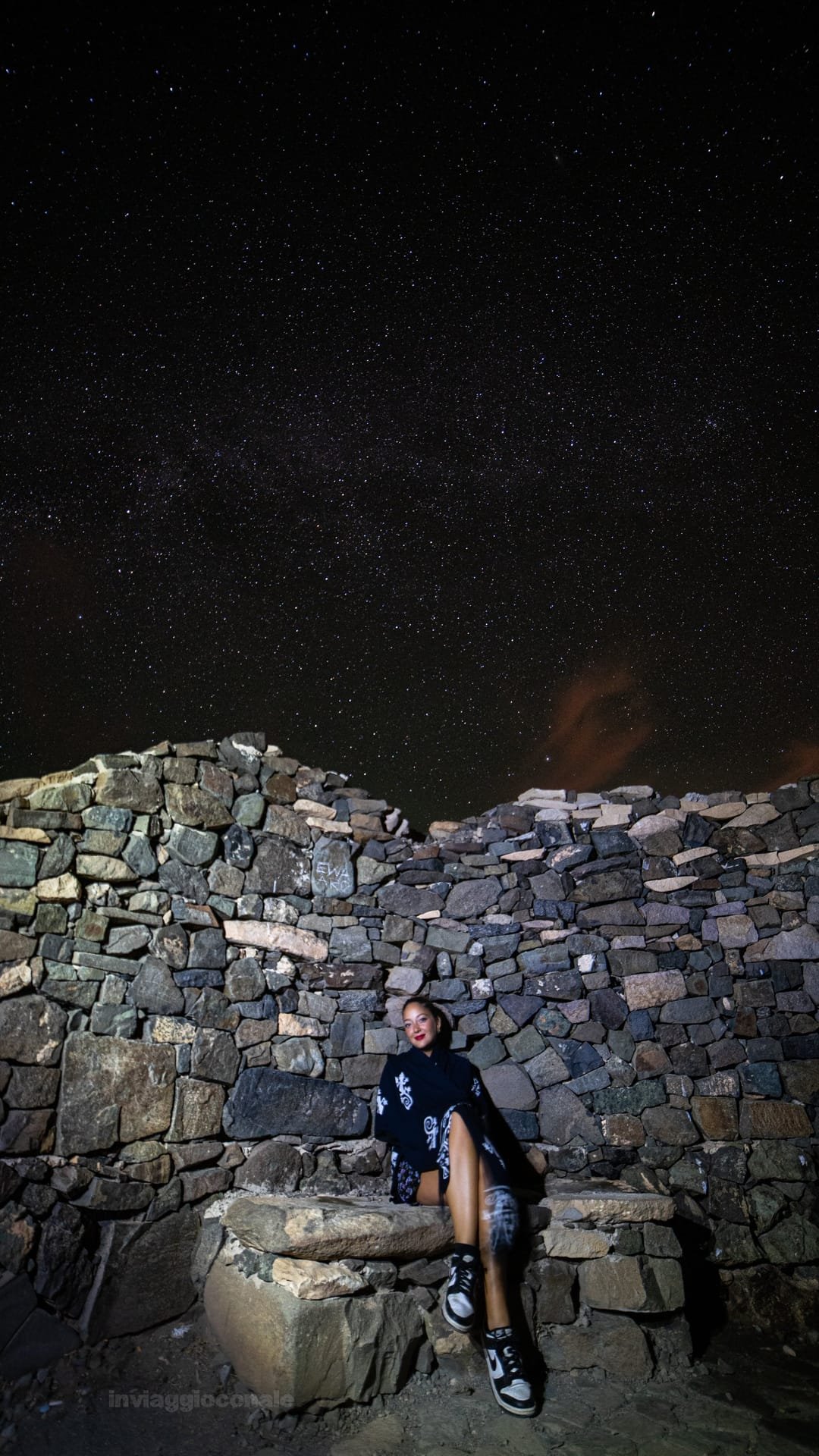 Il cielo stellato fotografato una notte con gli amici