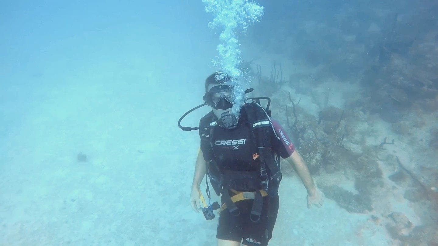 Un momento sott’acqua a Bayahíbe
