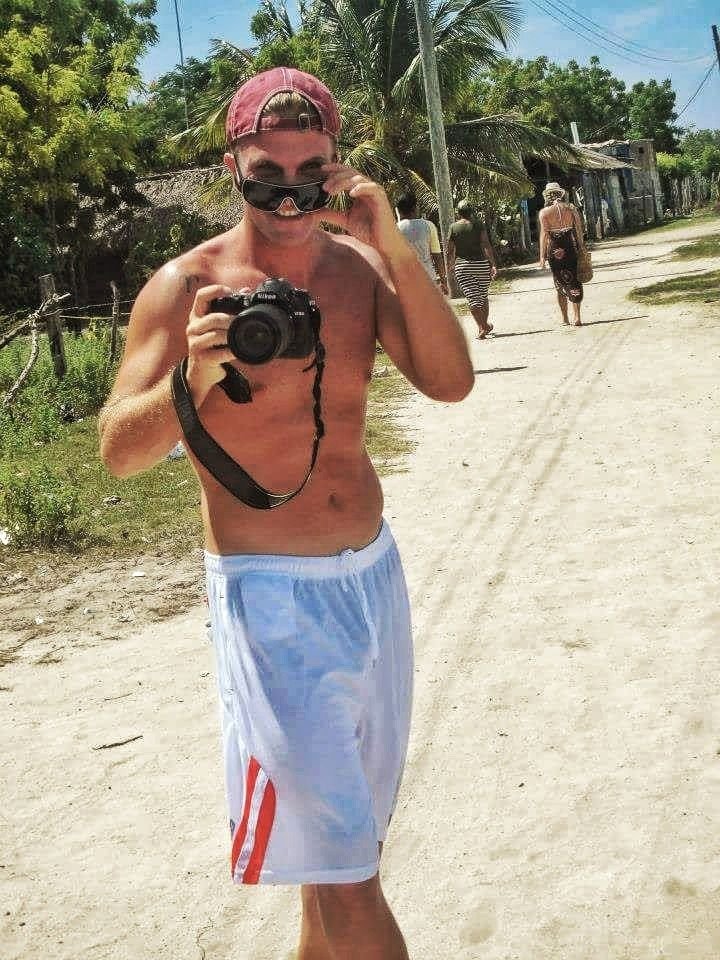 Alessandro con amici in Repubblica Dominicana