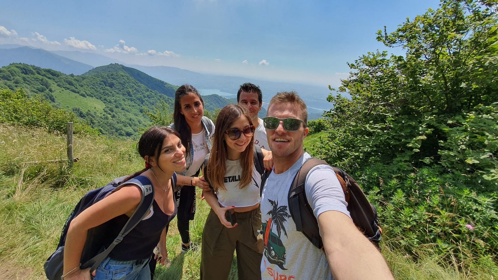 Panorama dei due laghi lombardi