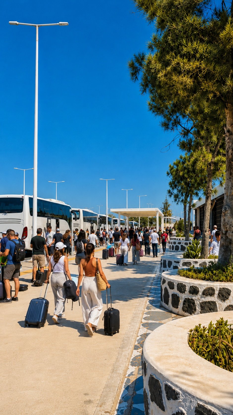 Vivere e lavorare a Santorini