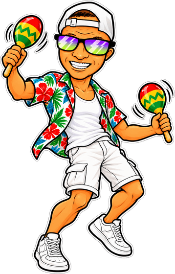 Ale che balla con le maracas
