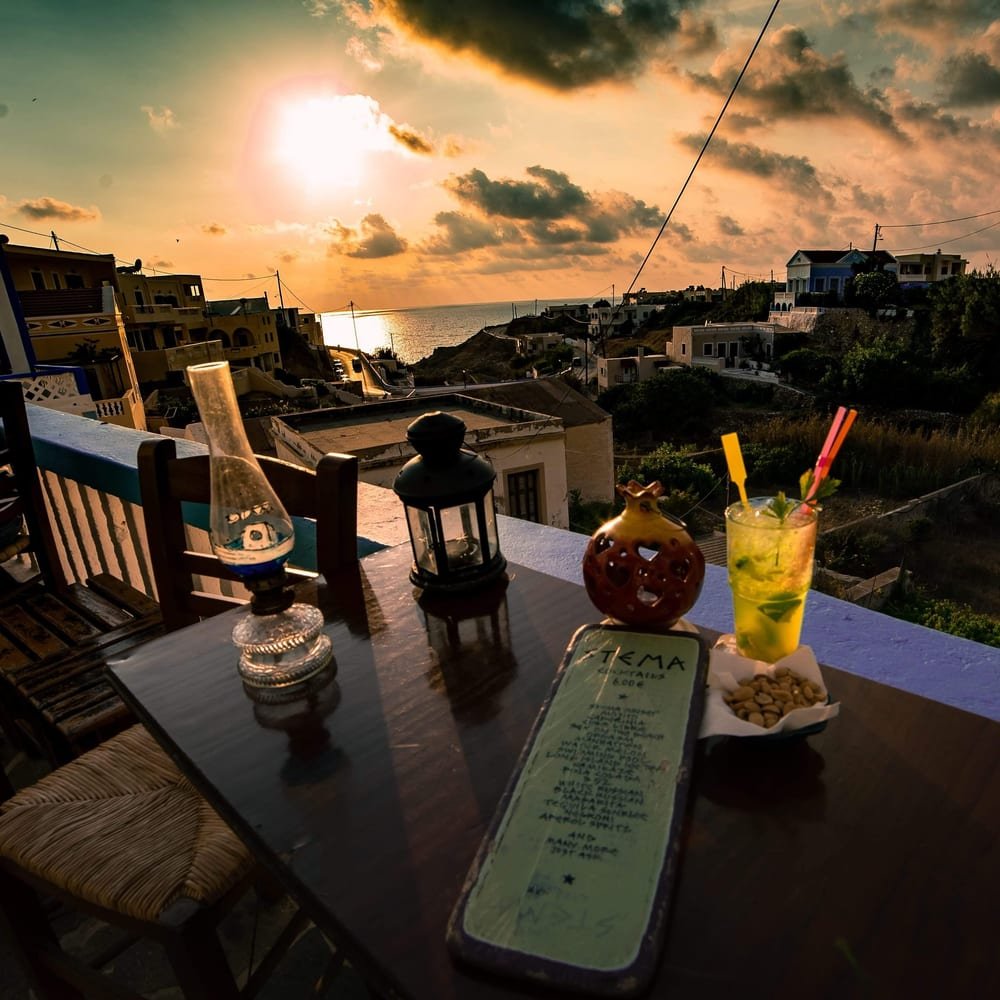 Tramonto al Bar Stema, Arkasa