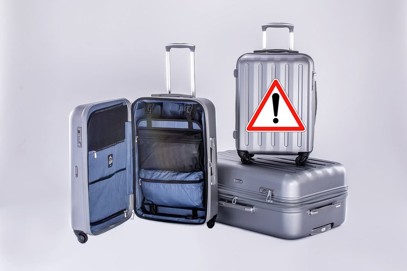 Oggetti vietati nel bagaglio a&nbsp;mano!!