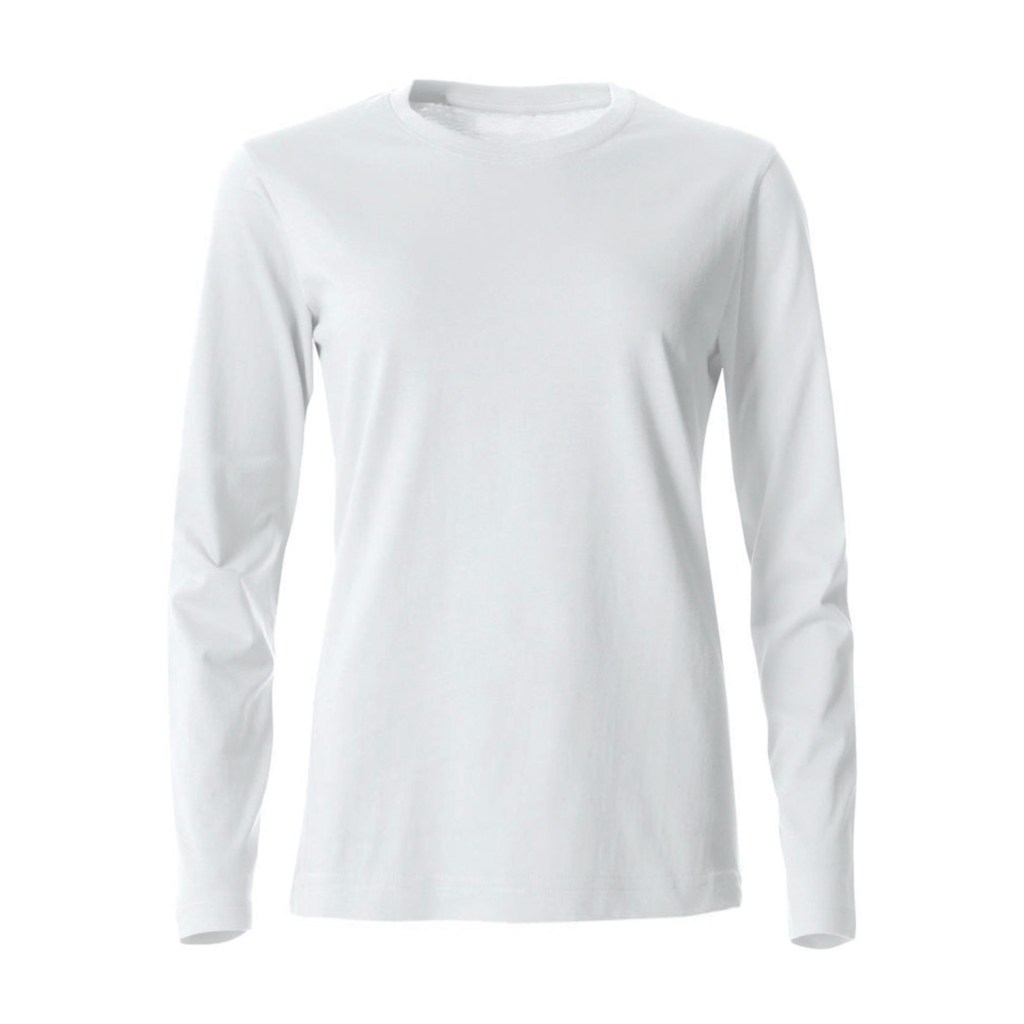 Maglietta in cotone a manica lunga, ideale per vento fastidioso con temperature al di sotto dei 26/28 gradi.